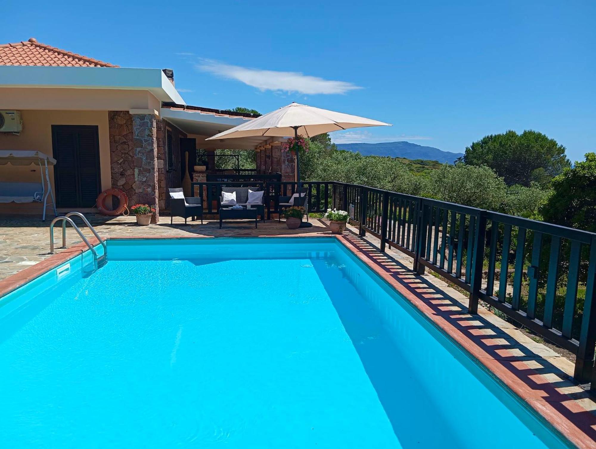 Alghero Villa Barranch With Sea View Swimming Pool For 6 People Extérieur photo